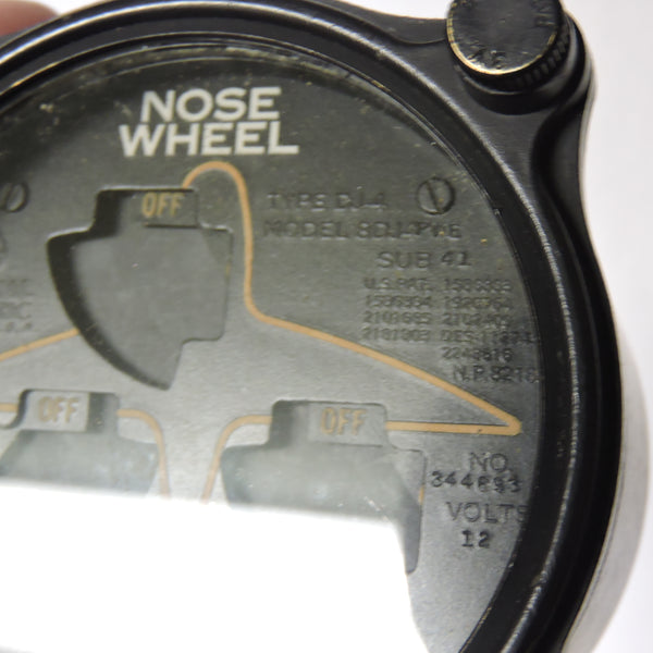Wheel and Flap Position Indicator, 8DJ4PWE Lighted