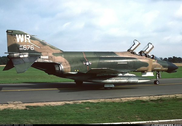 F-4D Phantom II Instrumententafel