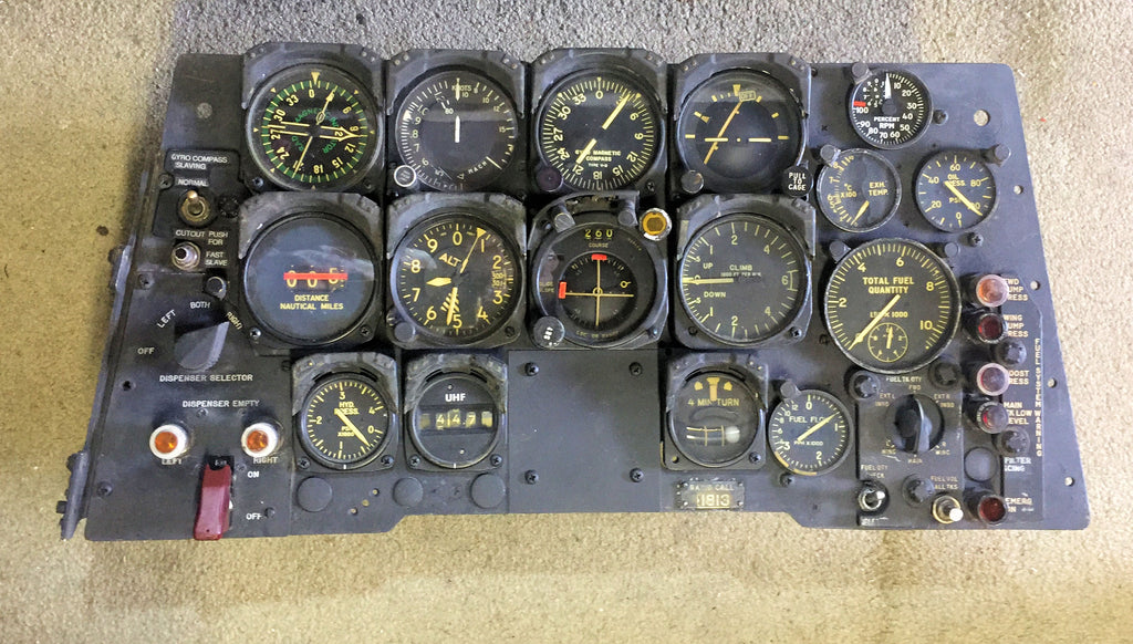 F-84F Thunderjet Fighter Instrument Panel – AeroAntique