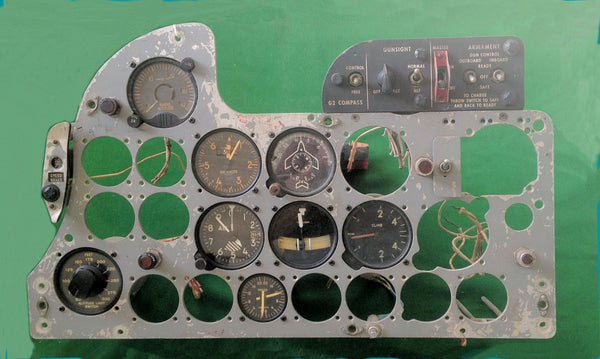 F3D-2 Skyknight Fighter Instrument Panel
