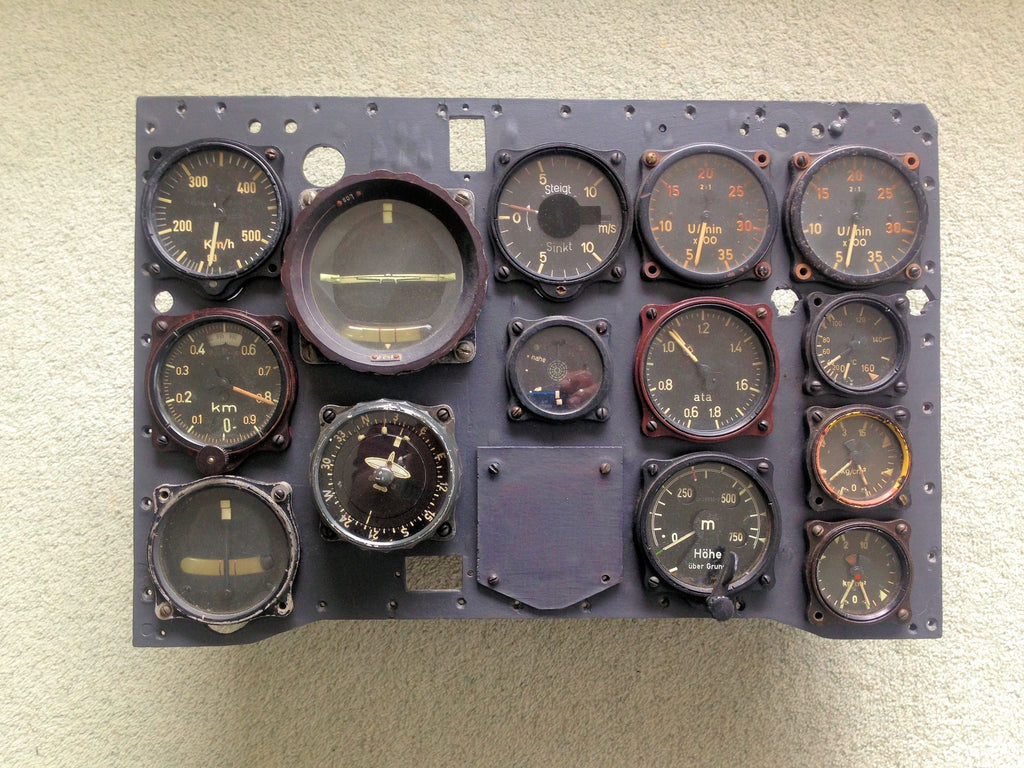Heinkel He 219A-0 Uhu Night Fighter Instrument Panel