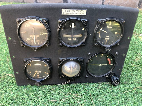 Hispano Aviation H.A. 1112 Buchon Instrument Panel