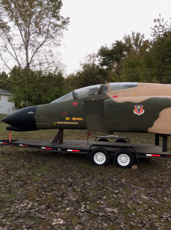 F-4C Phantom II Nose Section and Trailer