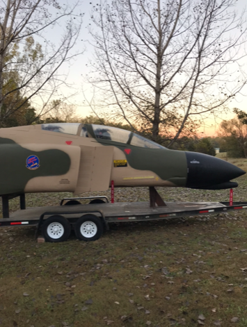 F-4C Phantom II Nose Section and Trailer