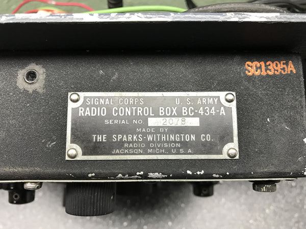 Steuereinheit, BC-434-A, (Restaurierungsprojekt) des SCR-269 Automatic Radio Compass