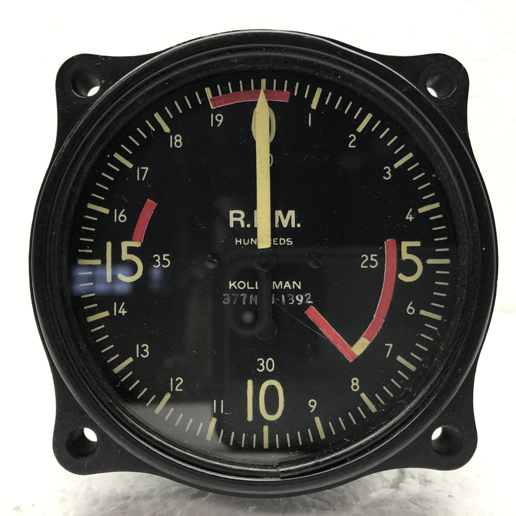 Tachometer, Electric, Kollsman 377 Series 4000 RPM