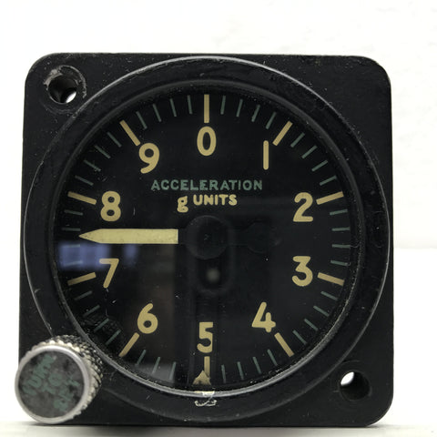 Accelerometer, G-Meter, Type B-4, 0-9+ G's, Bendix, Boeing B-47A Bomber