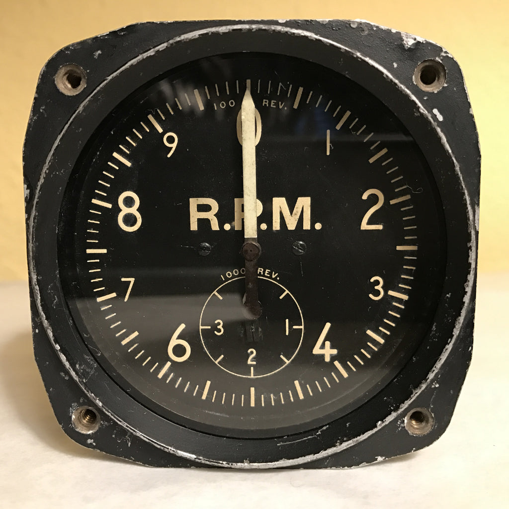 Tachometer, US Navy Mark V, Kollsman 621KN-04, 88-I-2500, SBD, TBM, F6F, PBY