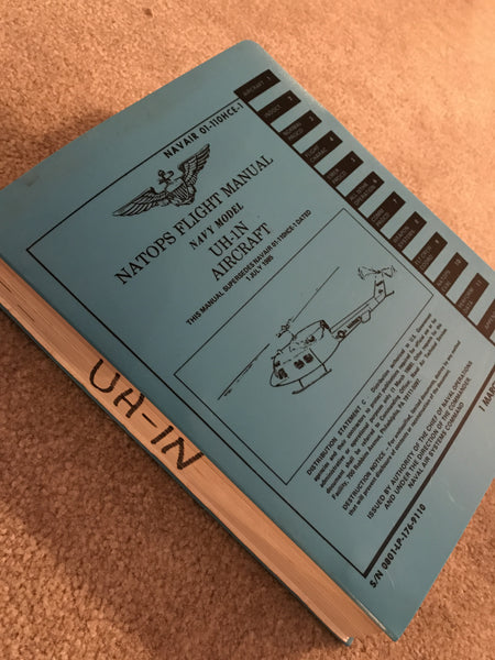 UH-1N Bell Huey Helicopter Flight Manual 1988