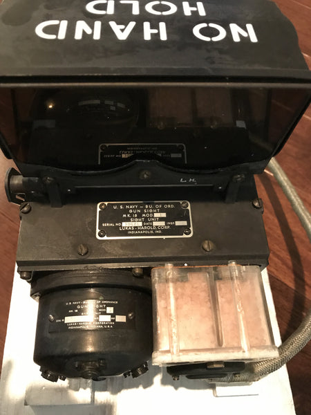 Gunsight, Mark 18, Computing Reflector-type, US Navy WWII, Korean War