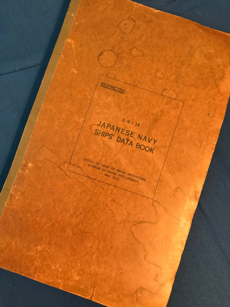 Schiffsdatenbuch der japanischen Marine, Office of Naval Intelligence 1942, ONI 14