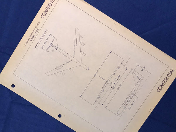Aircraft Descriptive Data Set: B-52A, YDB-47E, F-100C, F-89C