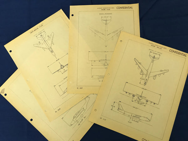 Aircraft Descriptive Data Set: B-52A, YDB-47E, F-100C, F-89C