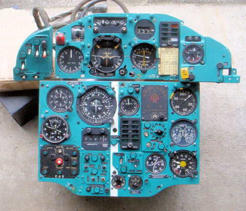 MiG 25 RBT Reconnaissance Bomber Instrument Panels