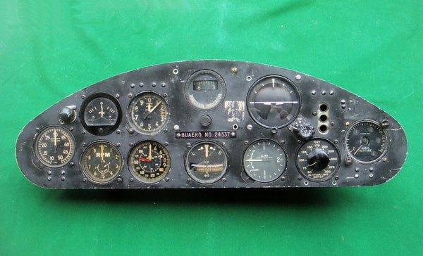 TBF-1 Avenger Instrument Panel, BuNo 24337 / NZ2305