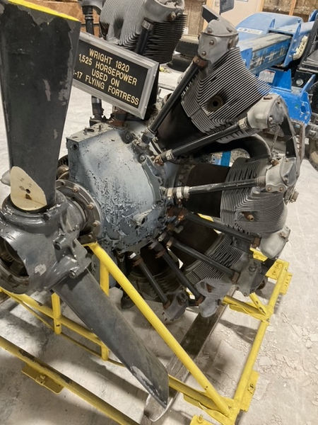 Wright R-1820 Engine Cutaway Display
