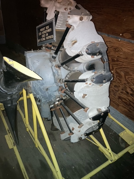 Wright R-1820 Engine Cutaway Display