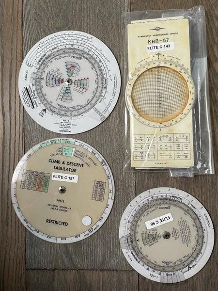 Old Flight Computer Various Flight Computers, set of 12 – AeroAntique