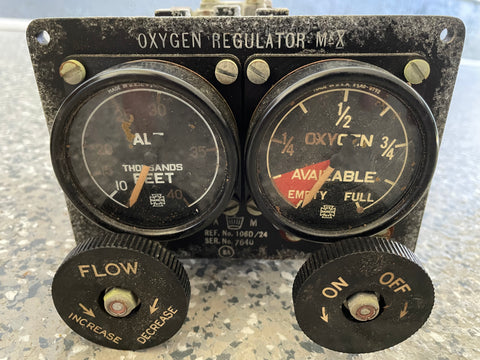 Sauerstoff-Hauptregler Mark X, britische RAF, 106D/24